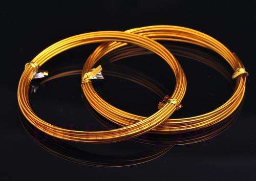 1 x 3 Metre Roll 15 Gauge Gold Craft Wire